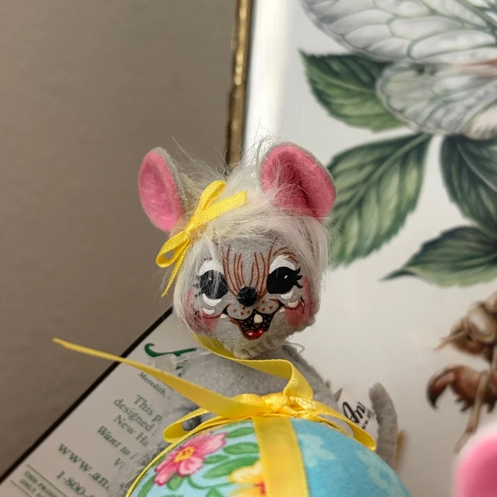 (3) Easter Spring Mice Annalee Dolls w/ Tags Lot - Picture 13 of 13